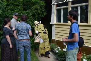 We were looking for a horseshoe.