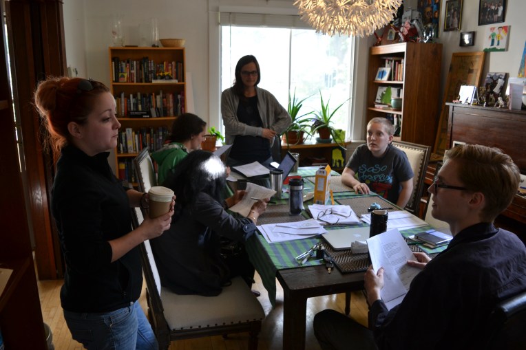 Some of the hard-working Shareable Neighbourhood volunteers