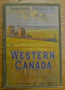 A guide entitled "Western Canada" produced by Canadian Pacific Railways